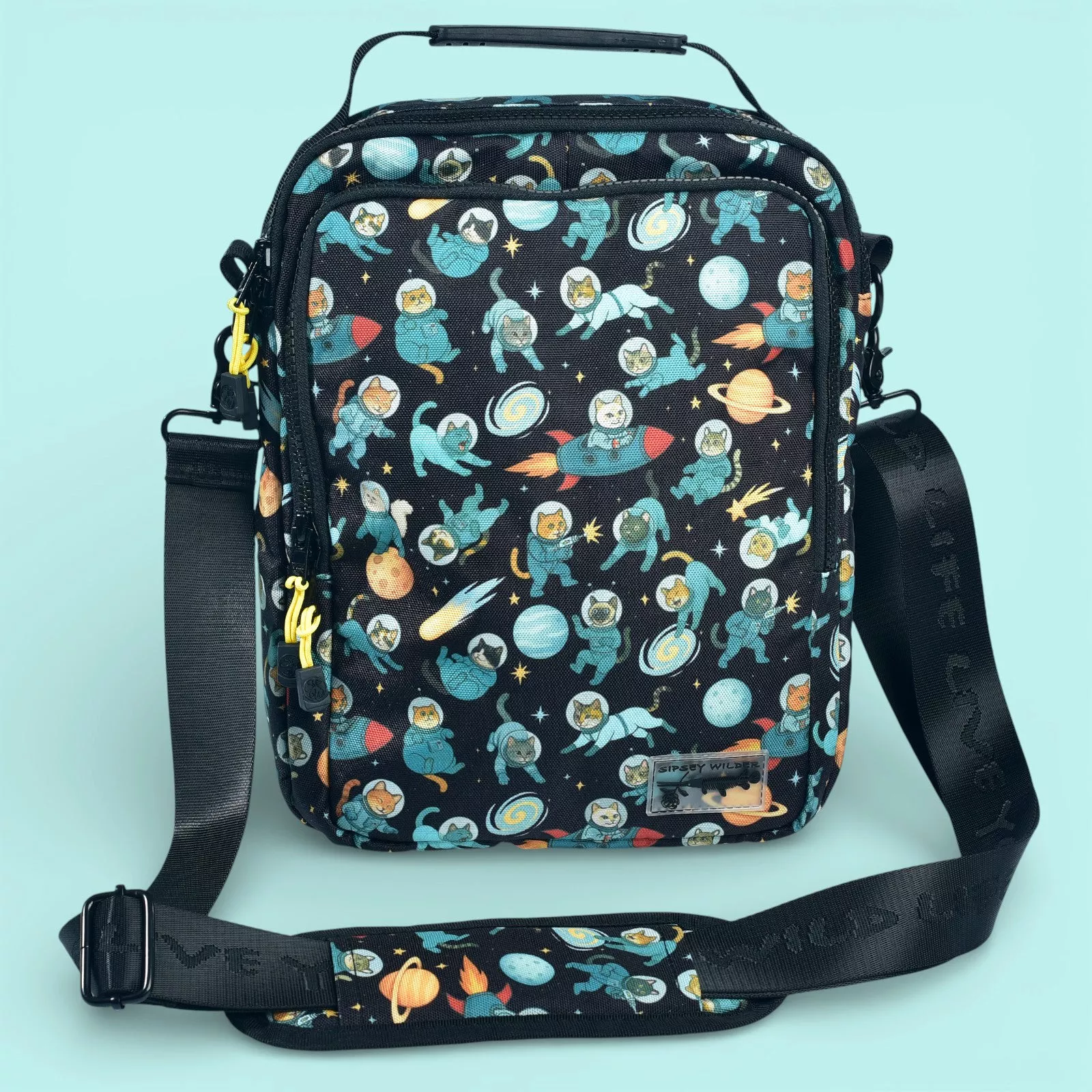 Space Kitties Tablet Crossbody