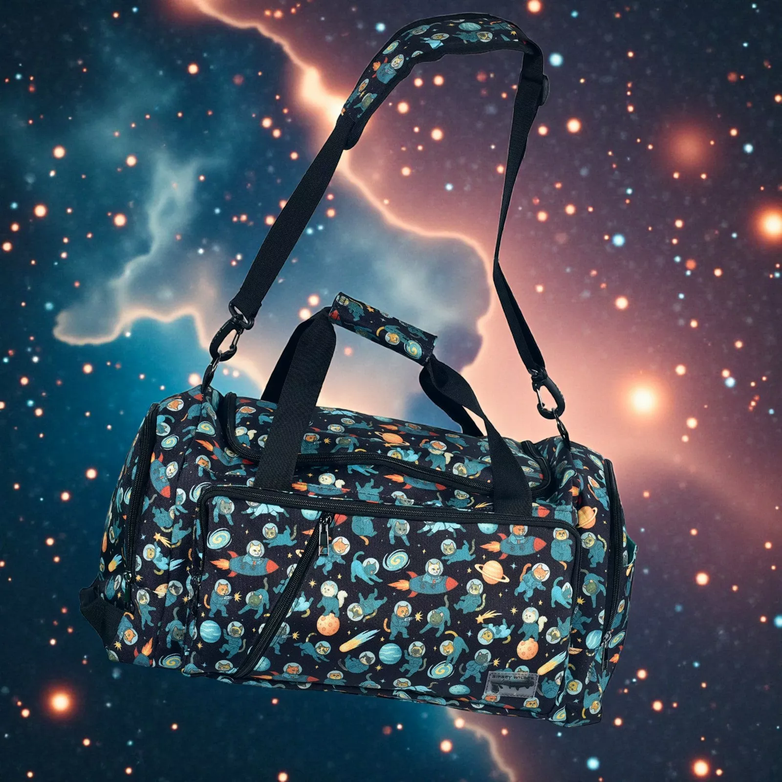 Space Kitties Thrive Duffel