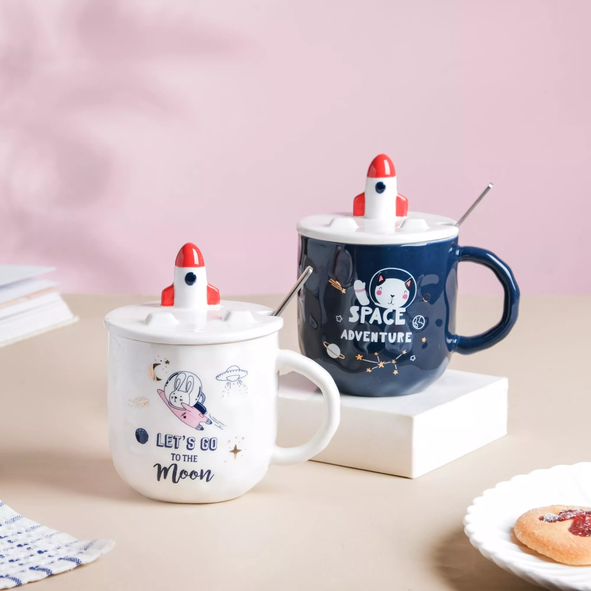 Space Mug|Dark Blue (Space)&White (Moon)&White (Dream)