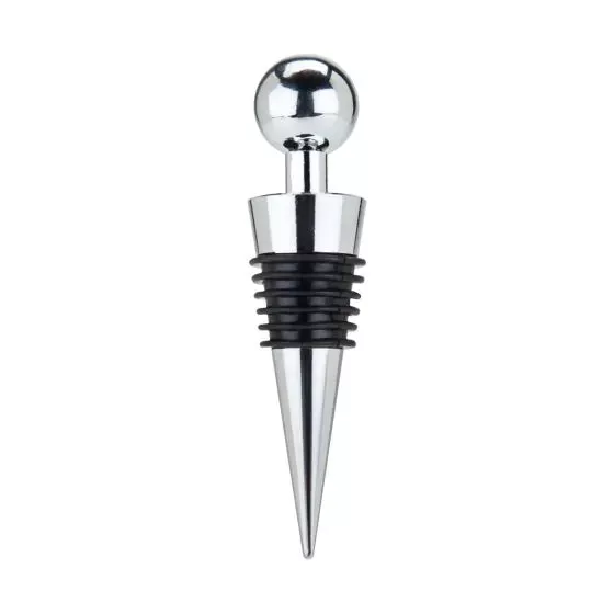 SPHERE CHROME BOTTLE STOPPER