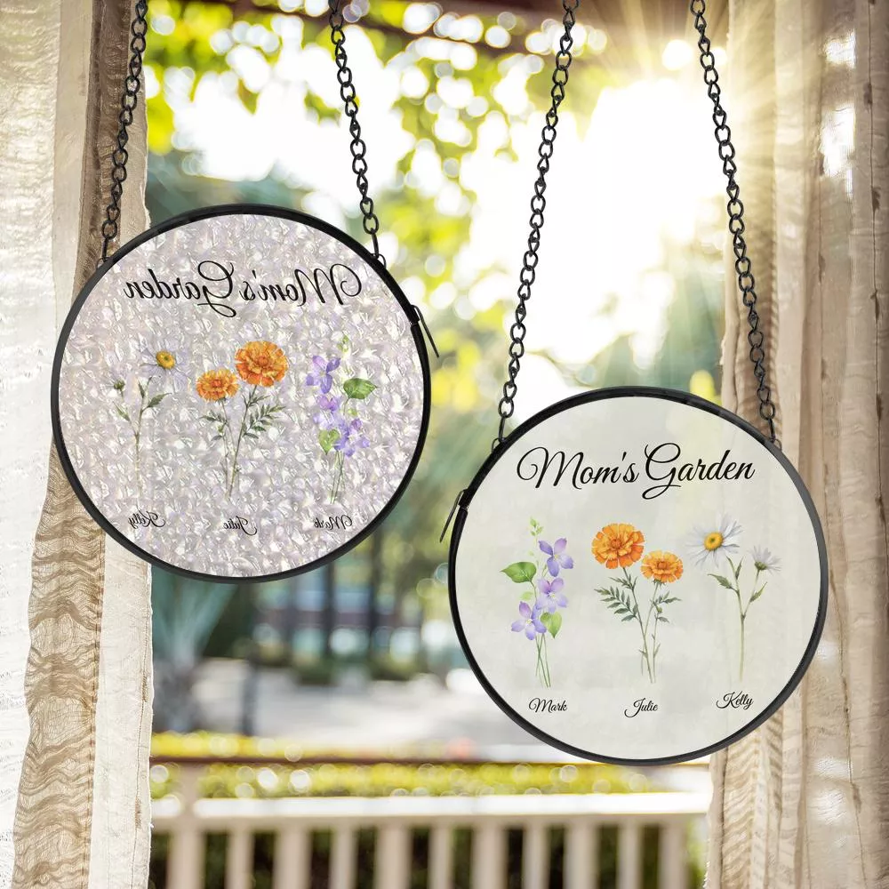 Stained Glass Suncatcher for Window Hanging