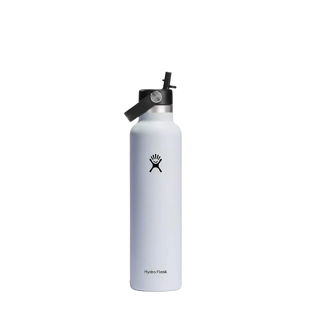 Standard Mouth Bottle with Flex Straw Cap | 24 oz
