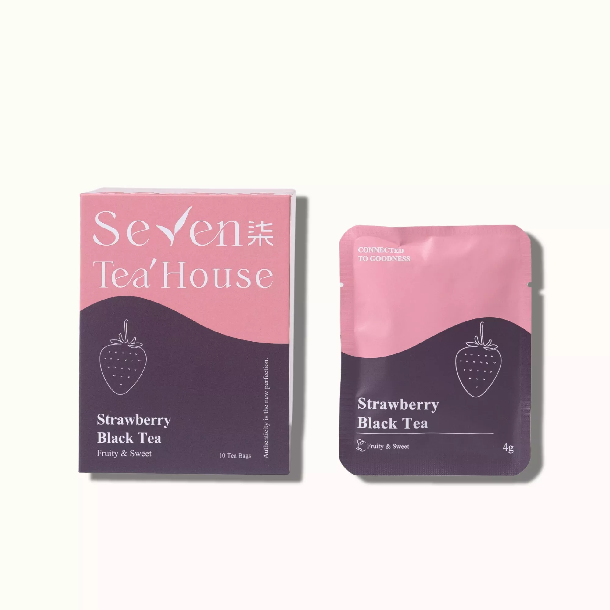 Strawberry Black Tea|Gift Box - 10 Count&Sachets - 3 Count