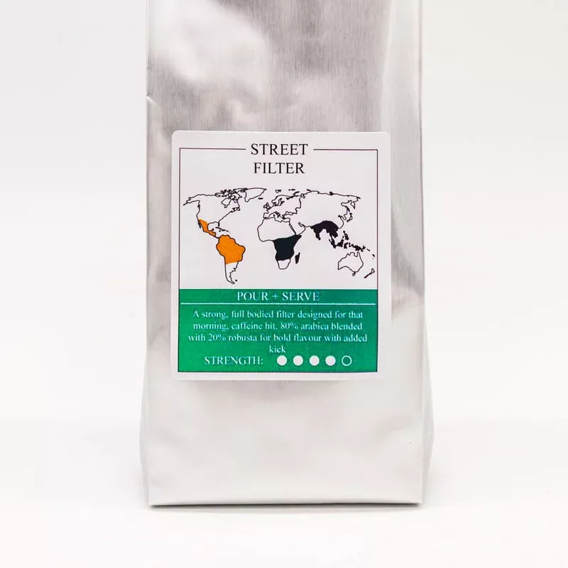 Strong Vienna Filter Machine Ground Coffee Arabica / Robusta