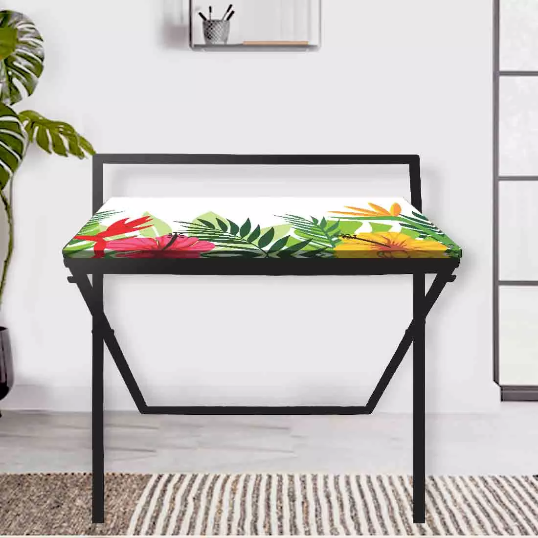 Study Table Foldable Work Table for Home Bedroom-Garden