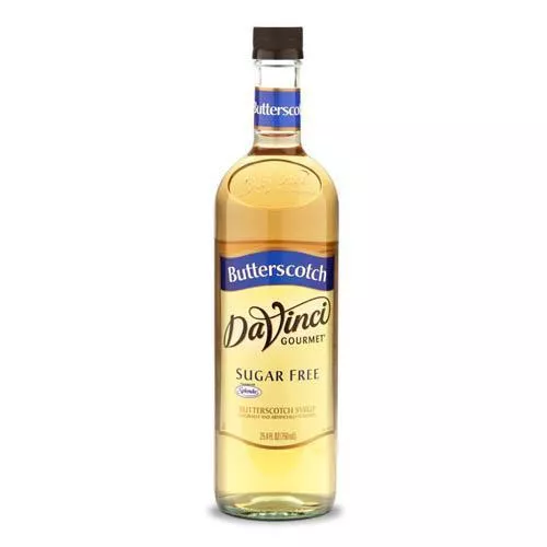 Sugar Free Butterscotch DaVinci Syrup Bottle - 750mL