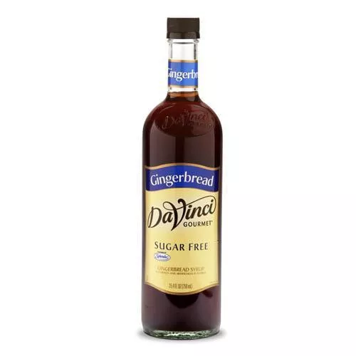 Sugar Free Gingerbread DaVinci Syrup Bottle - 750mL
