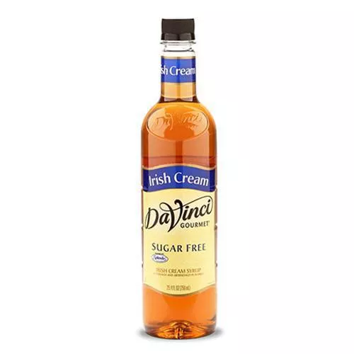 Sugar Free Irish Cream DaVinci Syrup Bottle - 750mL