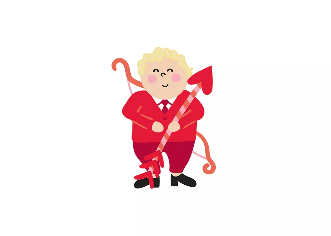 Suited Cupid Mini Attachment