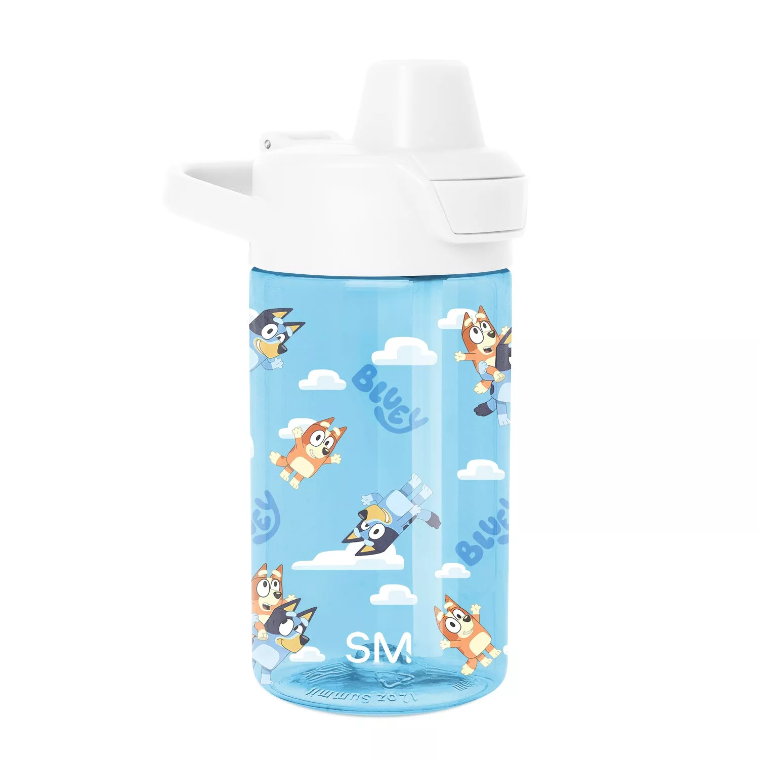 Summit Kids Plastic Water Bottle with Simple Flip Straw Lid