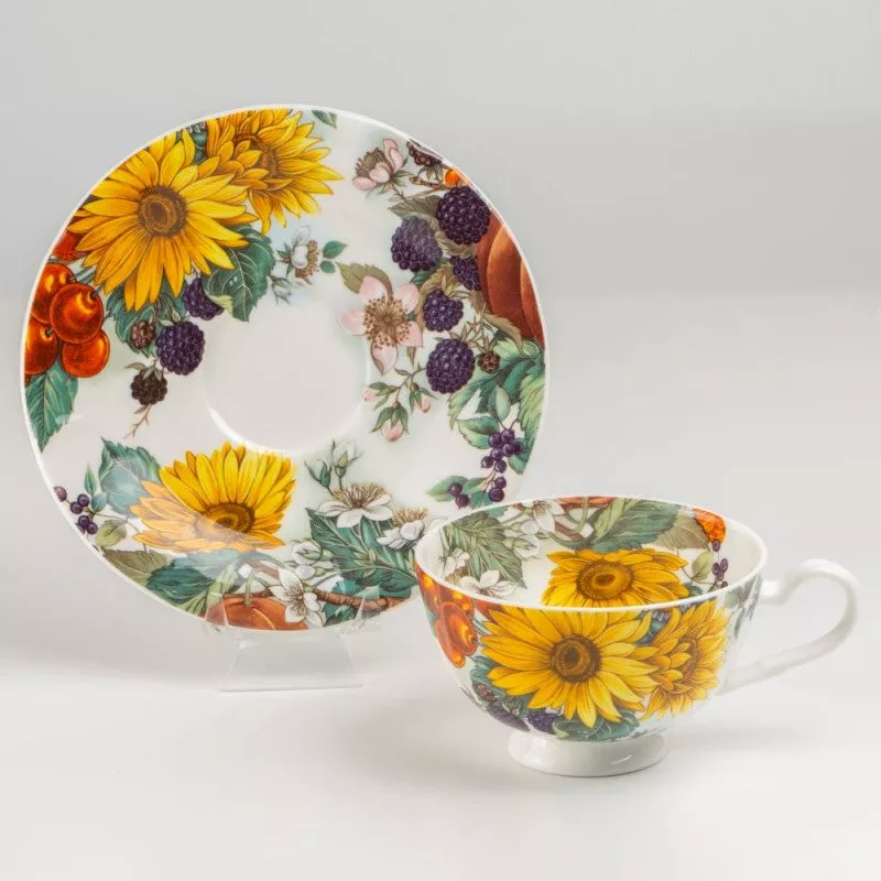 Sunflower Harvest Cup & Saucer