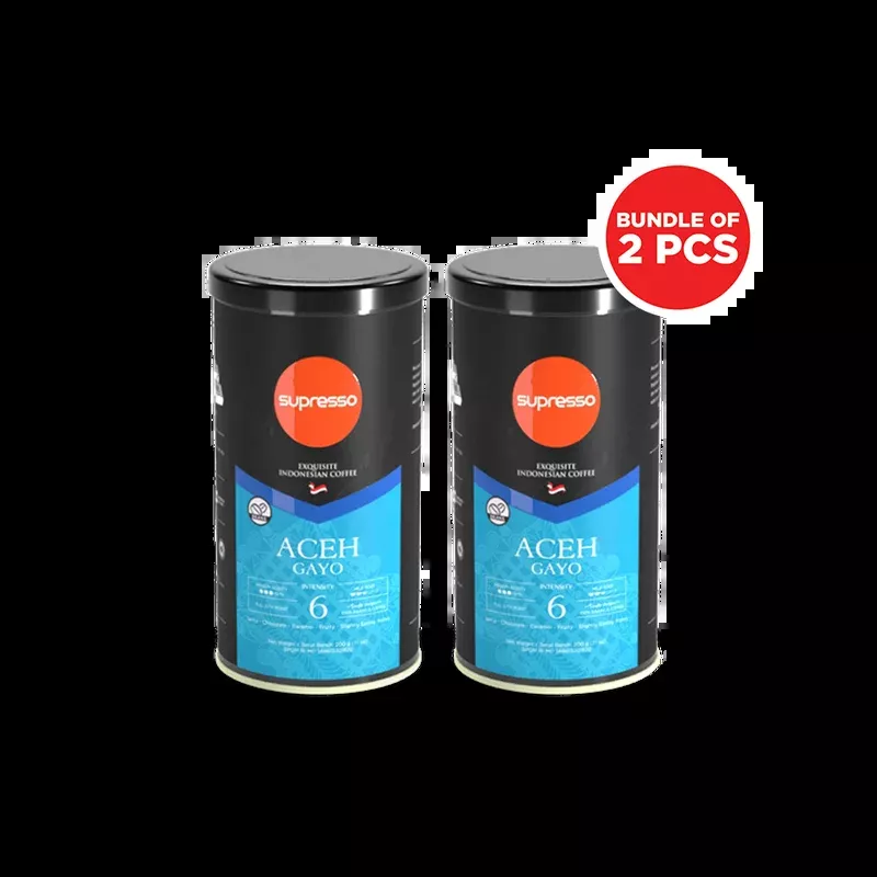 Supresso Aceh Gayo Coffee Beans 200g Bundle