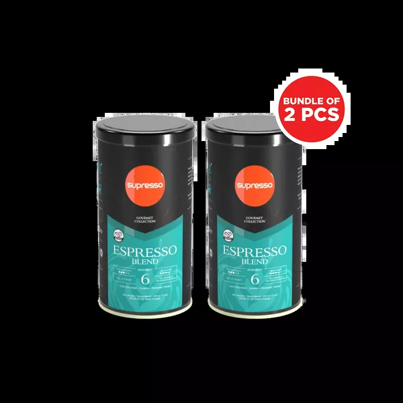 Supresso Espresso Blend Coffee Beans 200g Bundle
