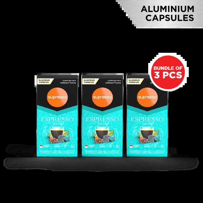 Supresso Espresso Blend Coffee Capsules Bundle