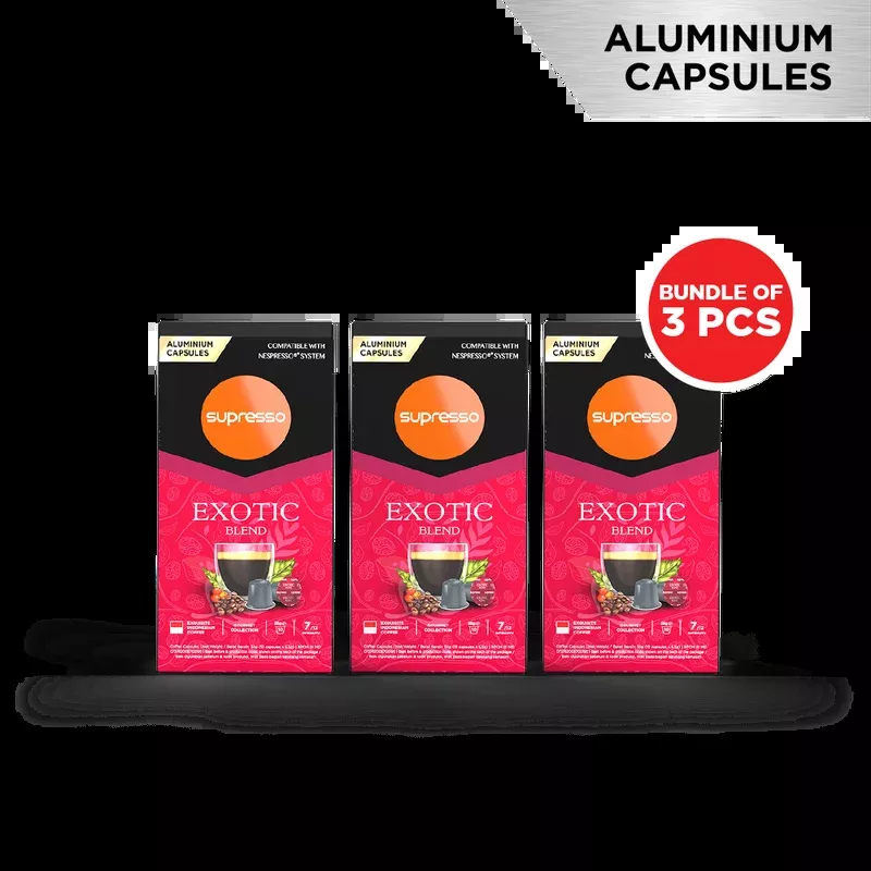 Supresso Exotic Blend Coffee Capsules Bundle