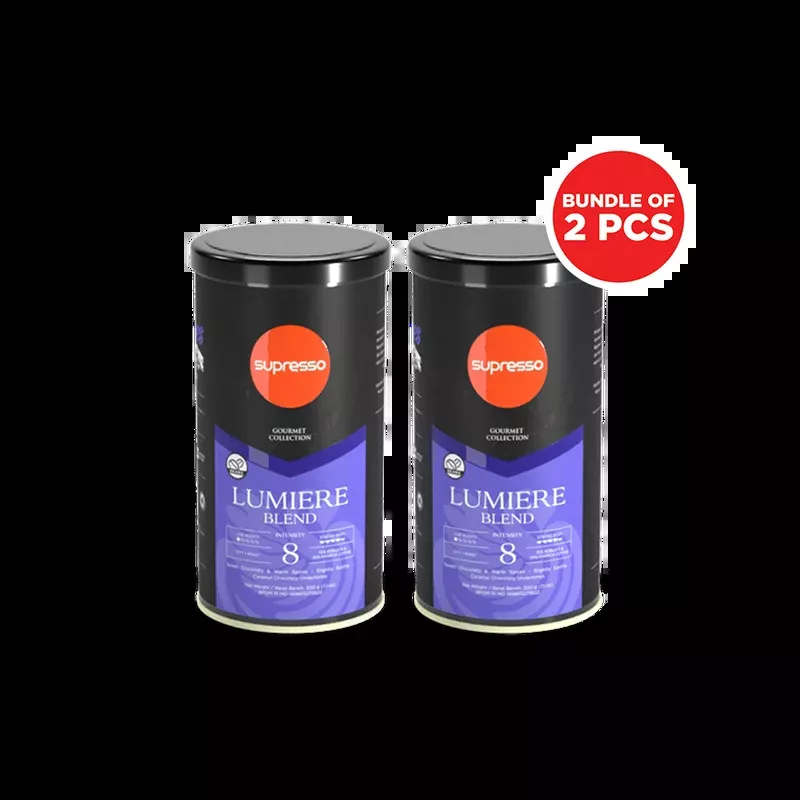 Supresso Lumiere Blend Coffee Beans 200g Bundle