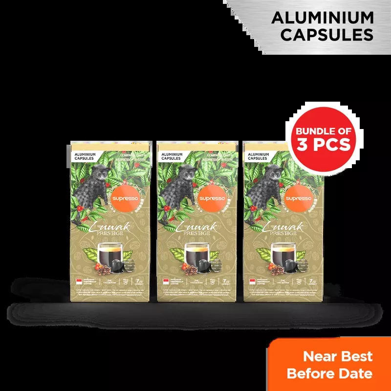 Supresso Luwak Prestige Arabica Coffee Capsules Bundle