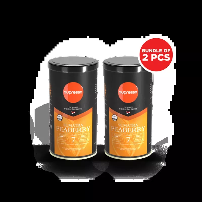 Supresso Peaberry Coffee Beans 200g Bundle