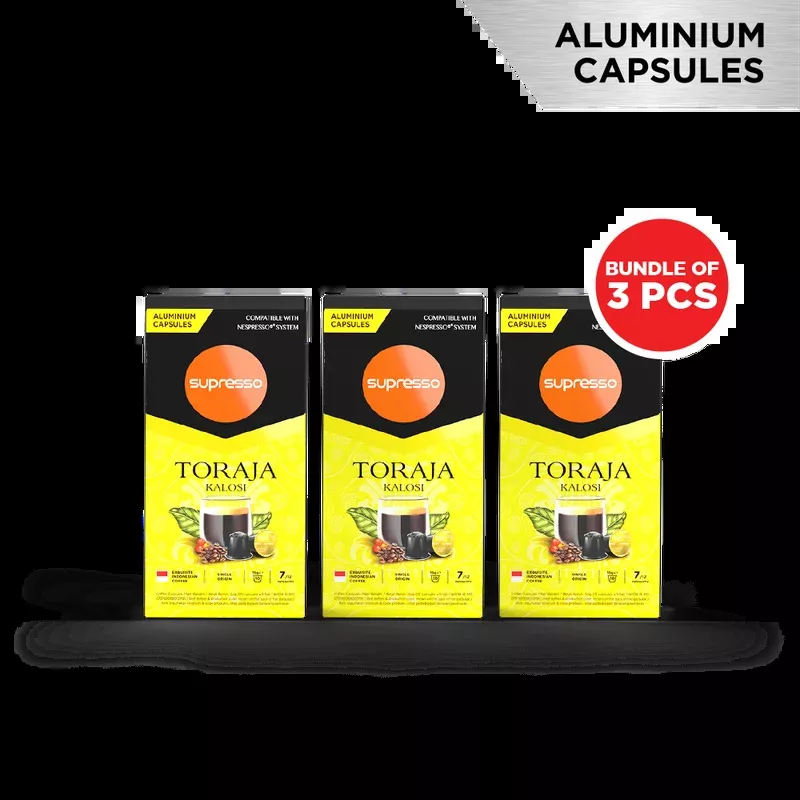 Supresso Toraja Kalosi Coffee Capsules Bundle
