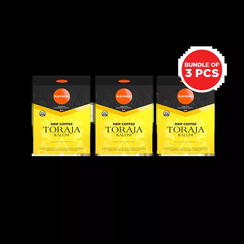 Supresso Toraja Kalosi Drip Coffee Bundle