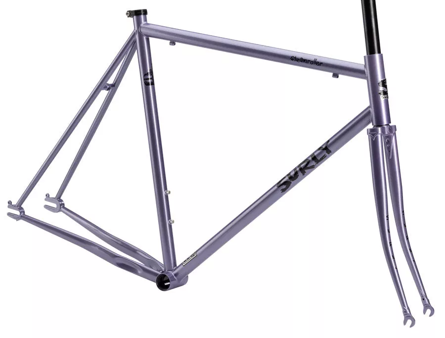 Surly Steamroller Steel Frameset - 700c, Chromoly, Anxious Lavender
