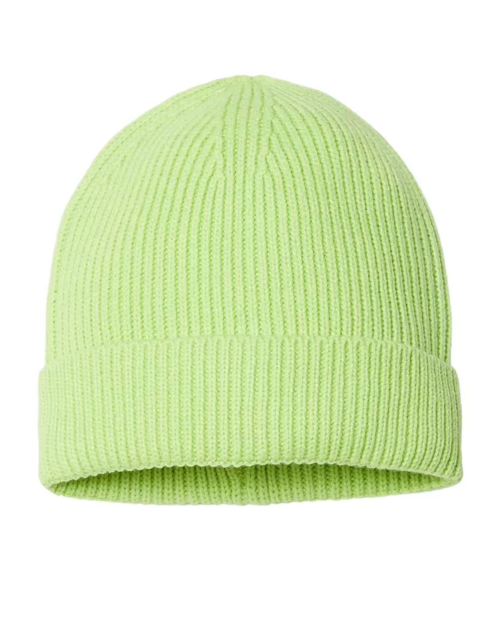 Sustainable Fine Rib Cuffed Beanie