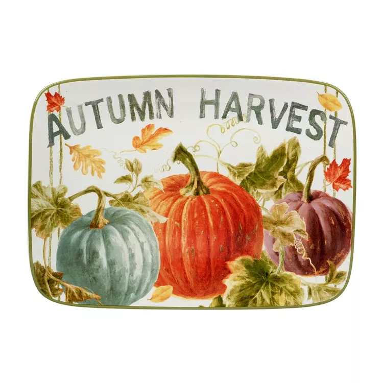 Sweet Autumn Harvest 14 x 10 Rectangular Platter