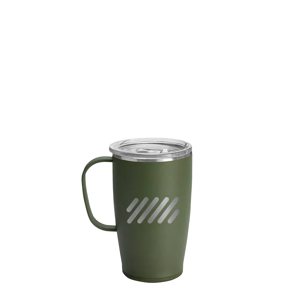 Swig 18 oz Mug|Black&White&Olive&Crimson