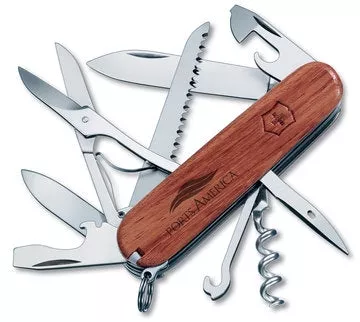 Swiss Army Huntsman Walnut Knife
