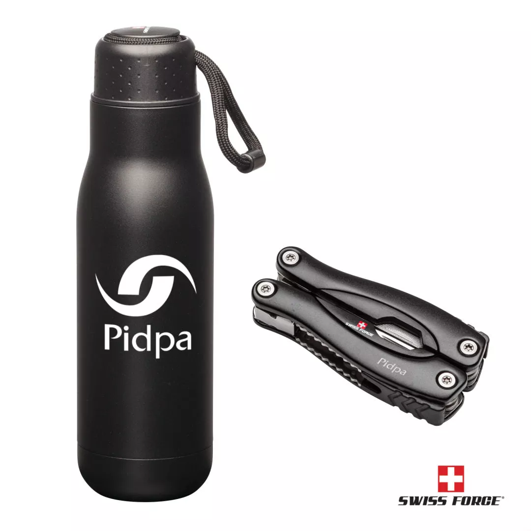 Swiss Force Bonam Bottle & Multi-Tool Gift Set