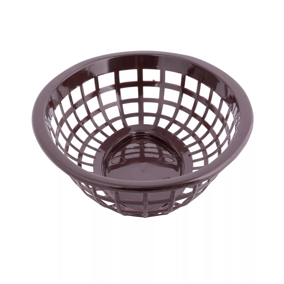 Tablecraft 1071BR 8 Oval Brown Plastic Basket