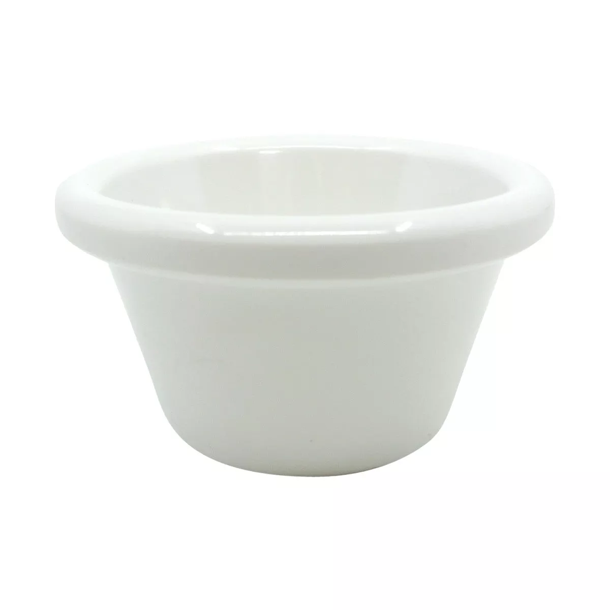 Tablecraft RAM3B 3 Oz Plain Ramekin Melamine Bone