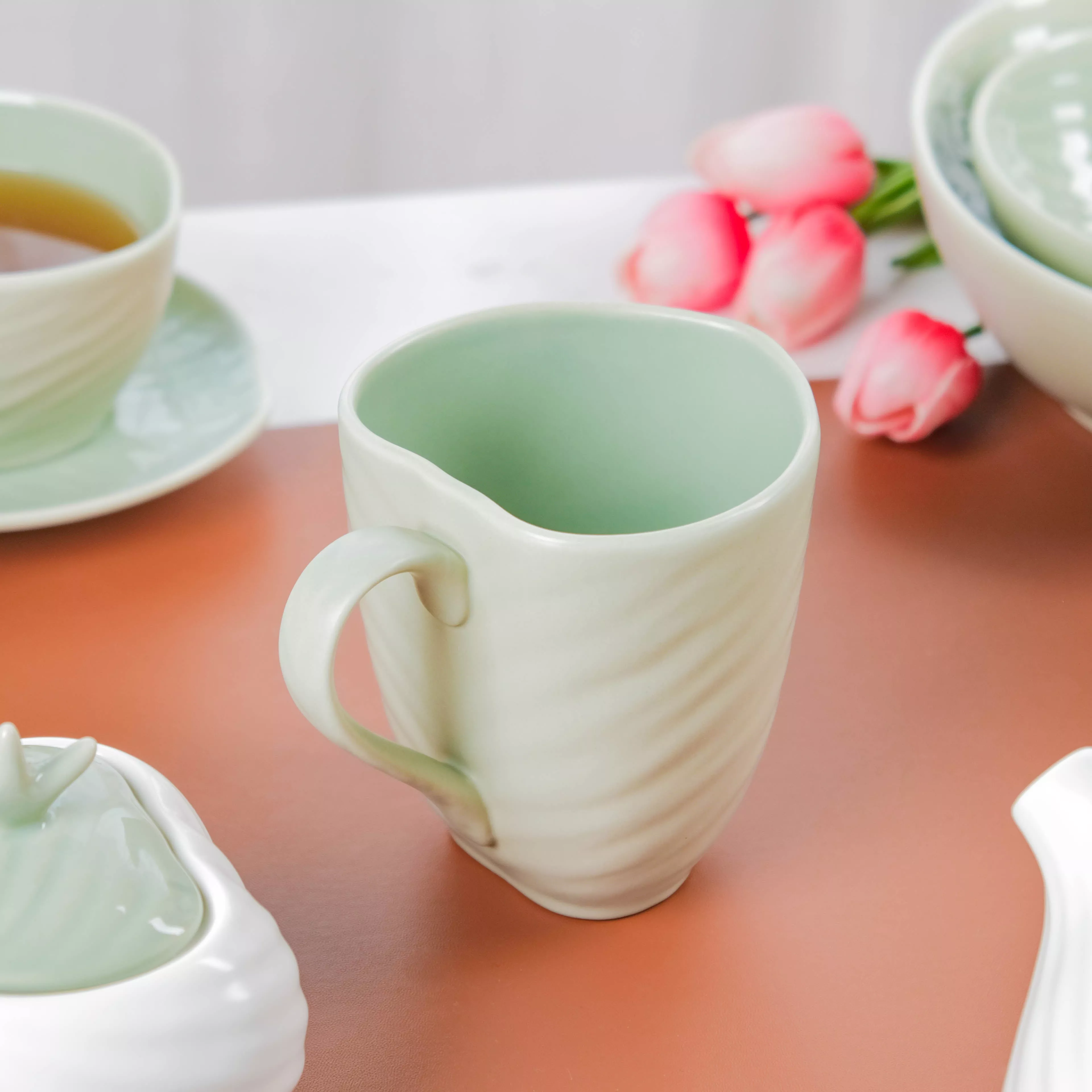 Taro Leaf Green Coffee Mug