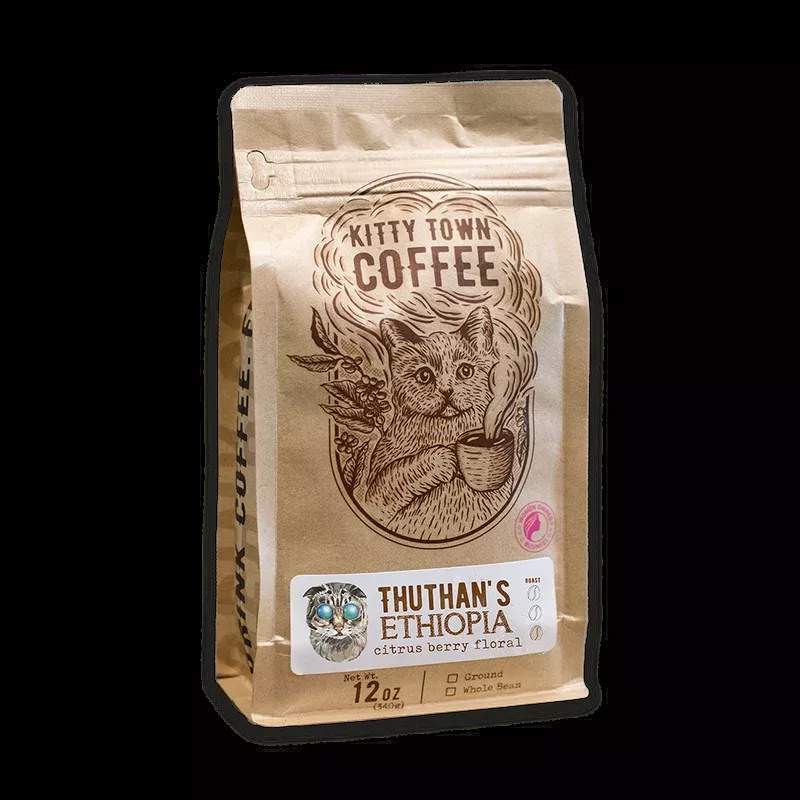 Thuthan’s Ethiopia Sidamo: Light Roast Natural Process