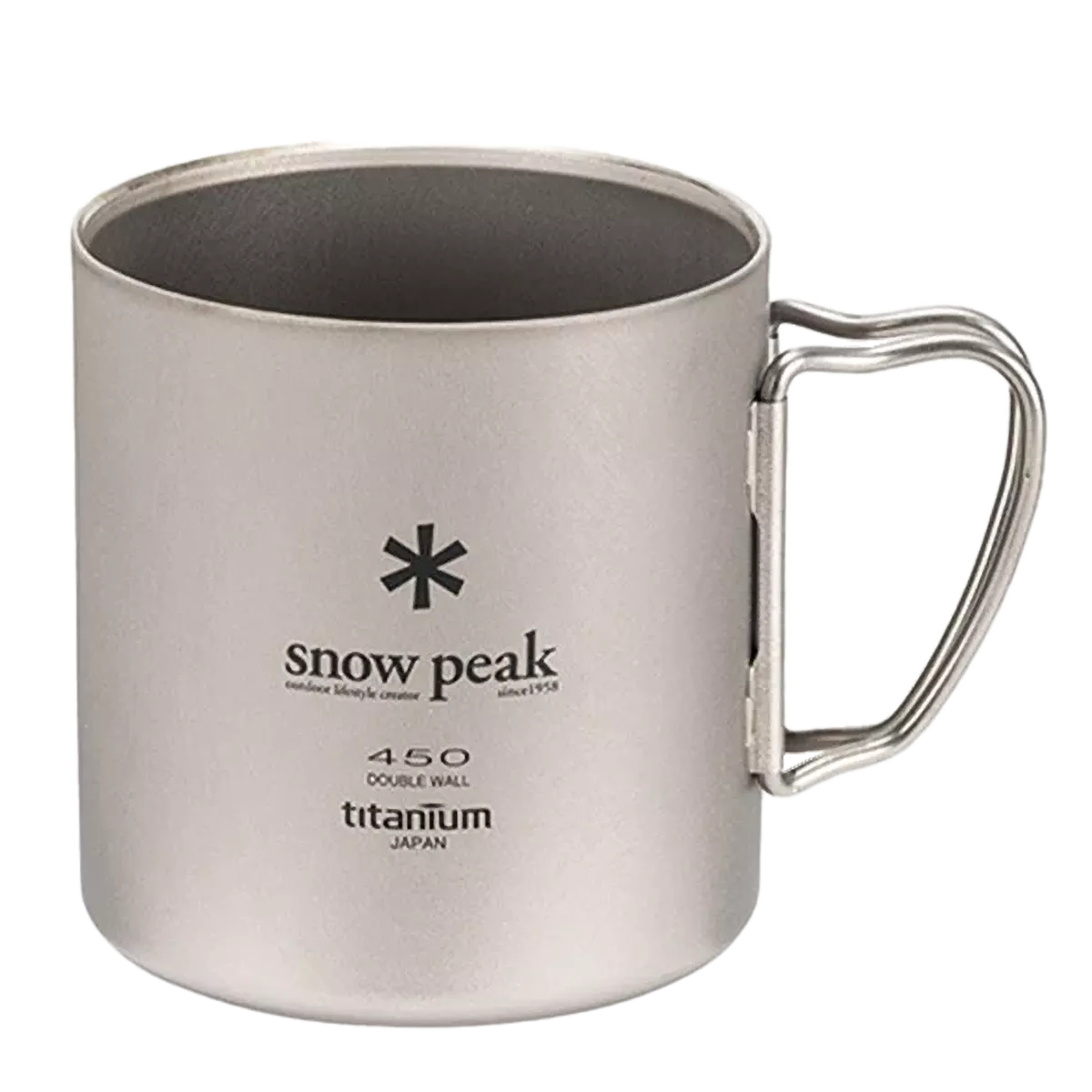 Ti Double Wall Cup 450|Silver|One Size