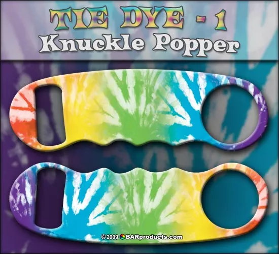 Tie Dye 1 Knuckle Popper Opener