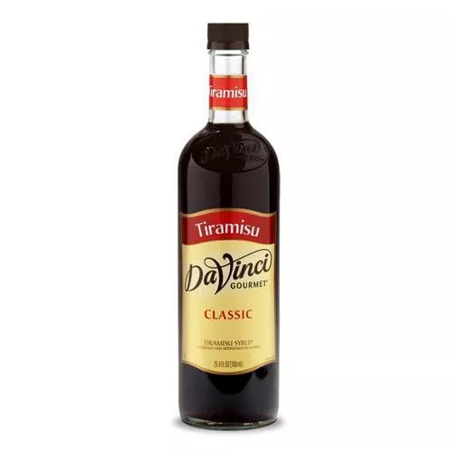Tiramisu DaVinci Gourmet Syrup Bottle - 750mL