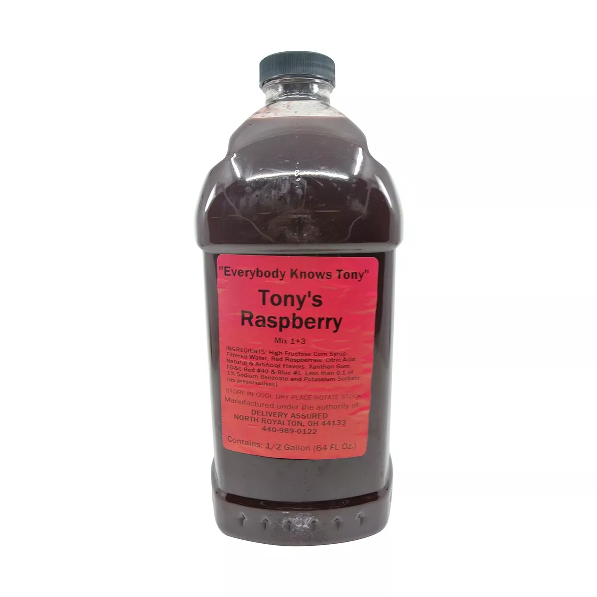 Tony's 64 Oz Raspberry Daiquiri Mix