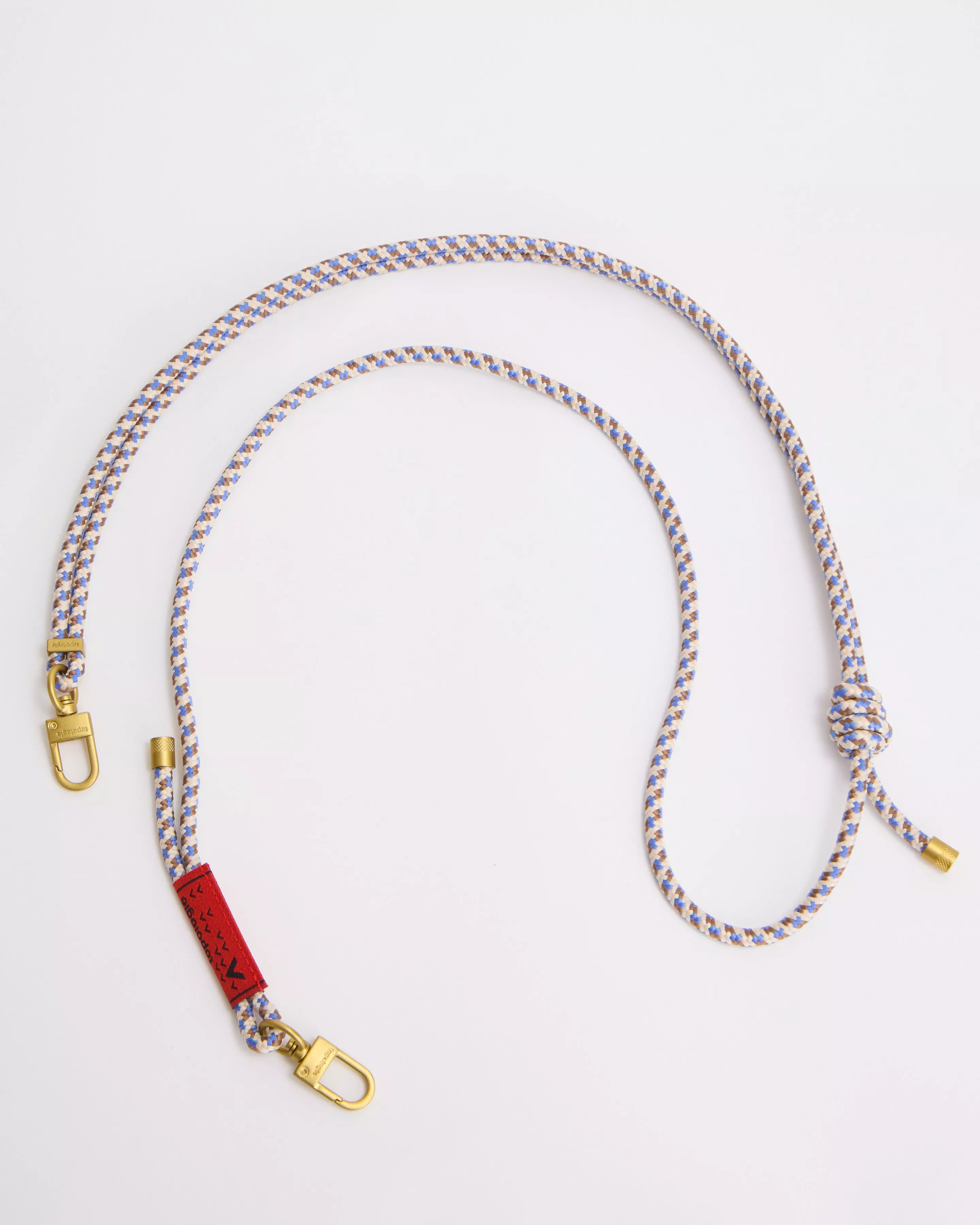 Topologie Beige Purple Bottle Rope Strap