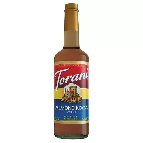 Torani Almond Roca Syrup - 750 ml Bottle
