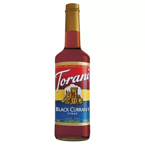 Torani Black Currant Syrup - 750 ml Bottle