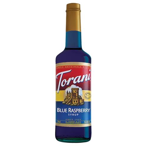Torani Blue Raspberry Syrup - 750 ml Bottle