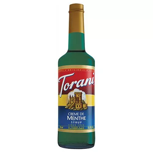 Torani Creme de Menthe Syrup - 750 ml Bottle