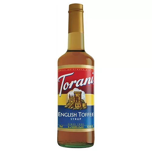 Torani English Toffee Syrup - 750 ml Bottle