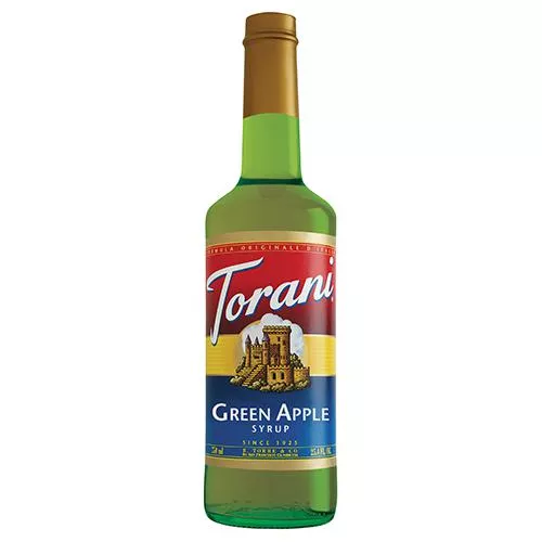 Torani Green Apple Syrup - 750 ml Bottle