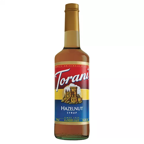 Torani Hazelnut Syrup - 750 ml Bottle