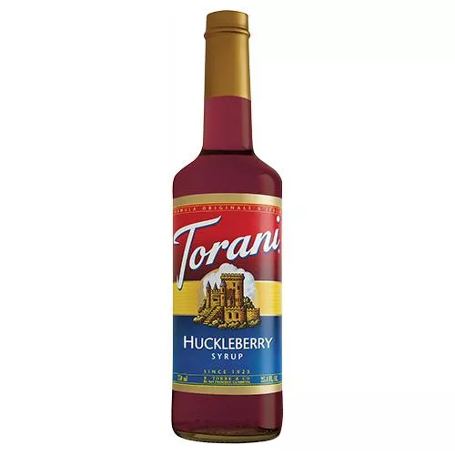Torani Huckleberry Syrup - 750 ml Bottle