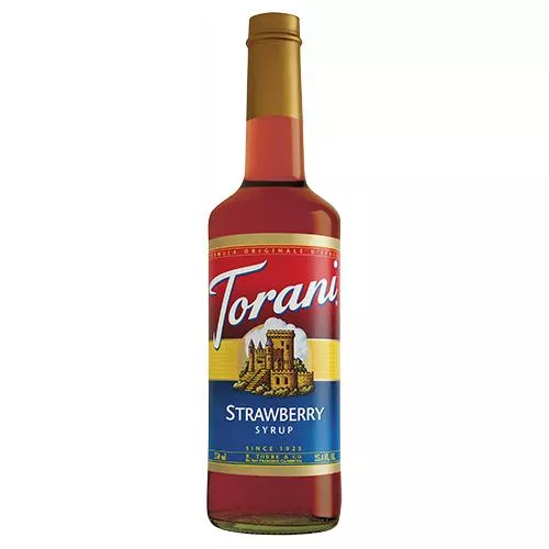 Torani Strawberry Syrup - 750 ml Bottle