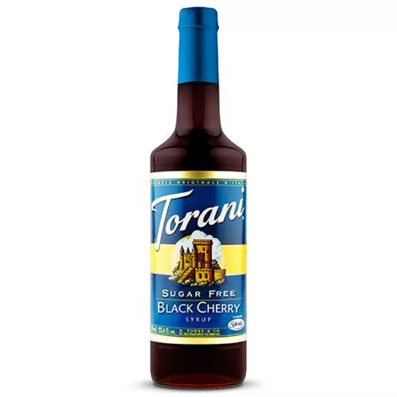 Torani Sugar Free Black Cherry Syrup - 750 ml Bottle
