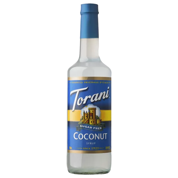 Torani Sugar Free Coconut Syrup - 750 ml Bottle